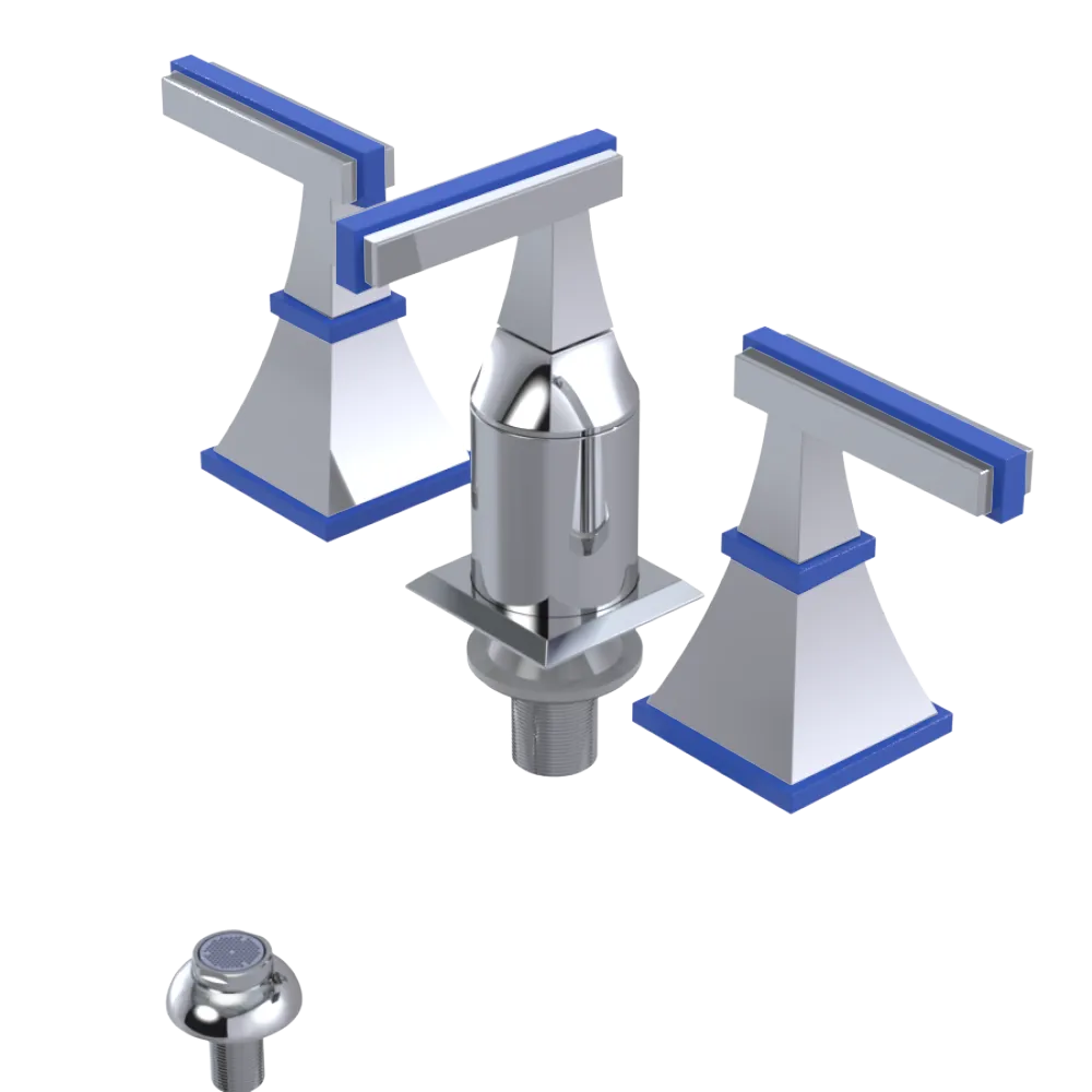 Rubinet Bidet Fitting with Spray, Diverter, and Vacum Breaker (Less Drain) Chrome