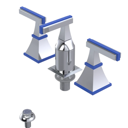 Rubinet Bidet Fitting with Spray, Diverter, and Vacum Breaker (Less Drain) Chrome