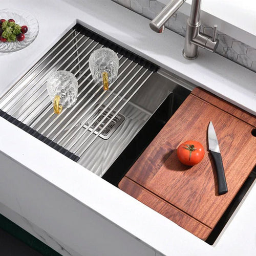32" X 19" Kitchen Sink-Double Bowls - Golzar Home