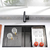 32" X 19" Kitchen Sink-Double Bowls - Golzar Home