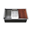32" X 19" Kitchen Sink-Double Bowls - Golzar Home