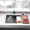 32" X 19" Kitchen Sink-Single Bowl - Golzar Home