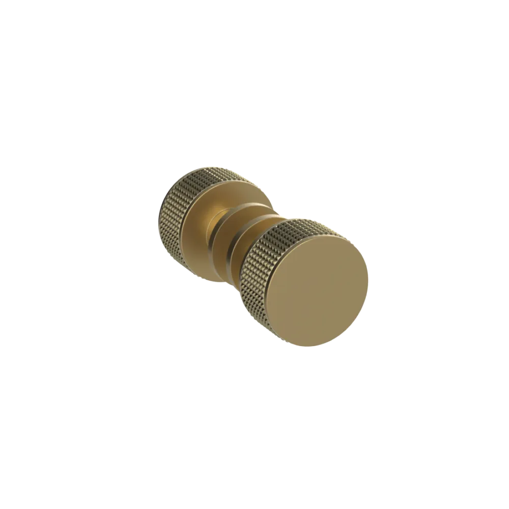 Rubinet Shower Door Knob (set) Satin Brass
