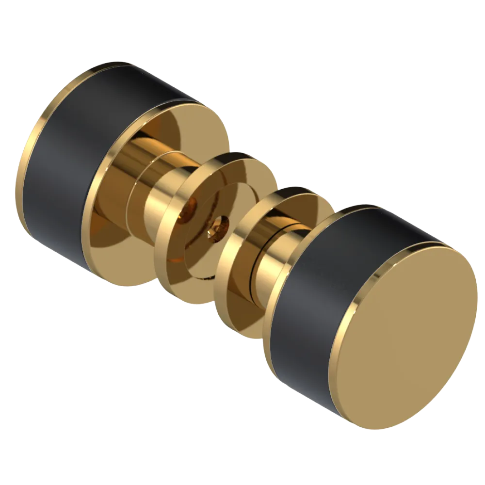 Rubinet Shower Door Knob (set) Gold