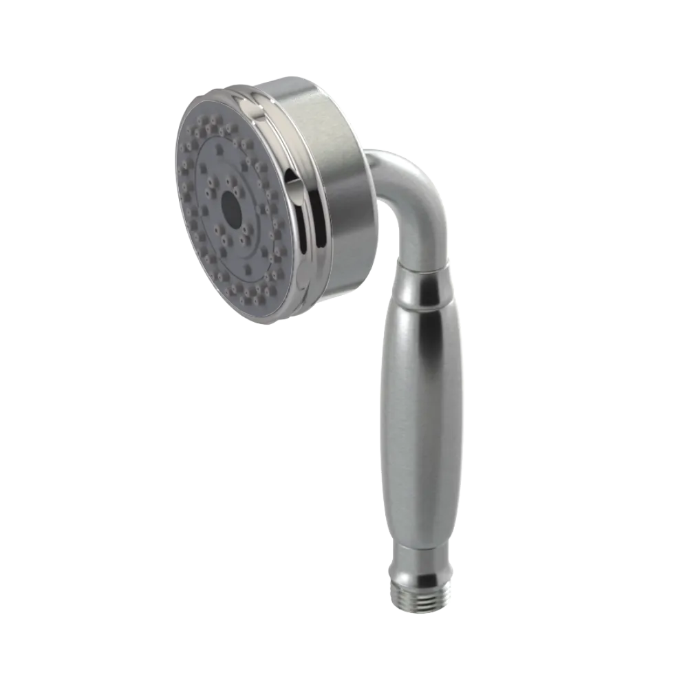 Rubinet 3 Function Hand Held Shower Only Satin Nickel