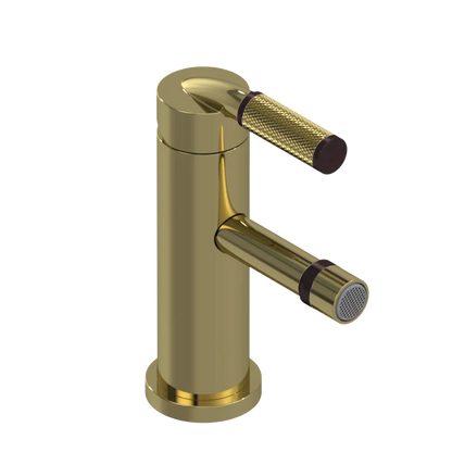 Rubinet Single Control Bidet Fitting (less drain) Natural Brass