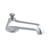 Rubinet Tub Filler Spout Deck Mount Satin Chrome