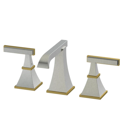 Rubinet Widespread Lav. Set. (less drain) Satin Nickel