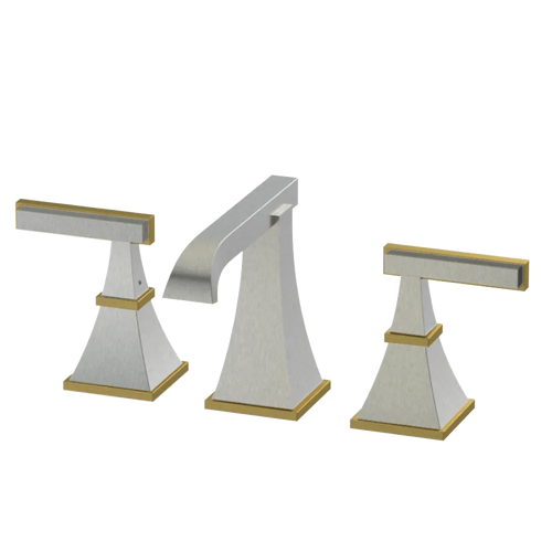 Rubinet Widespread Lav. Set. (less drain) Satin Nickel