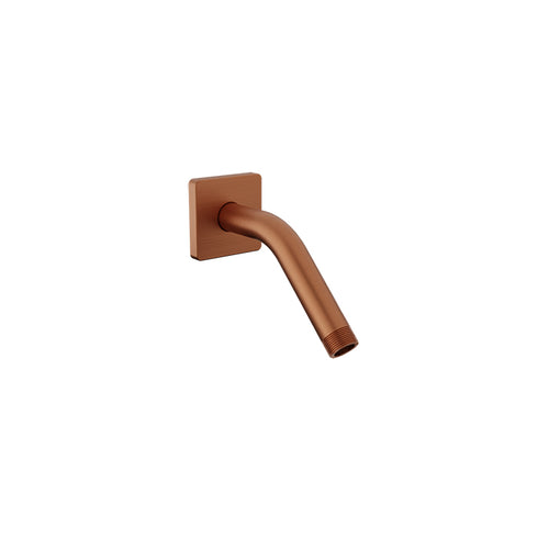 Baril 6" wall-mounted shower arm, square flange