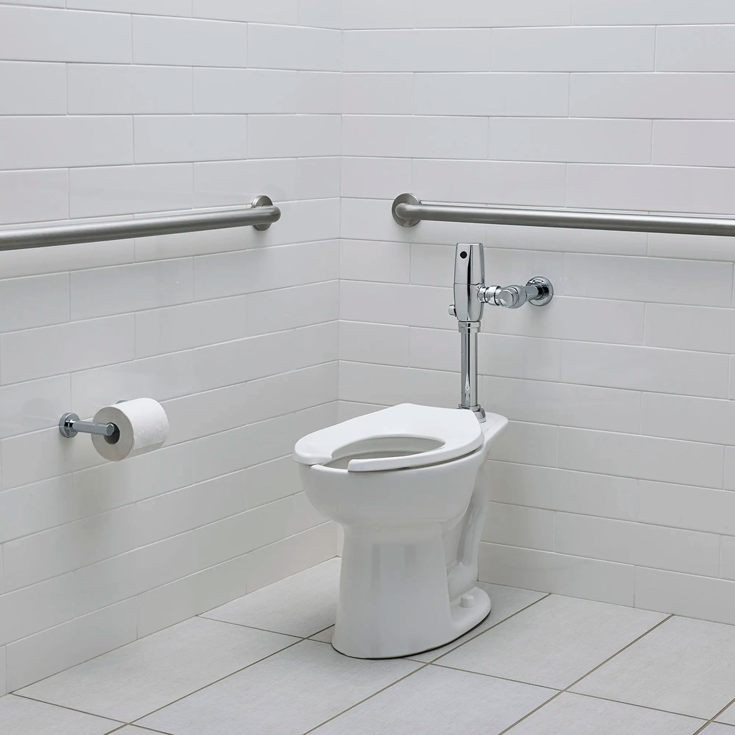 American Standard Ultima Selectronic Touchless Toilet Flush Valve, Piston-Type, Battery, 1.28 gpf/4.8 Lpf