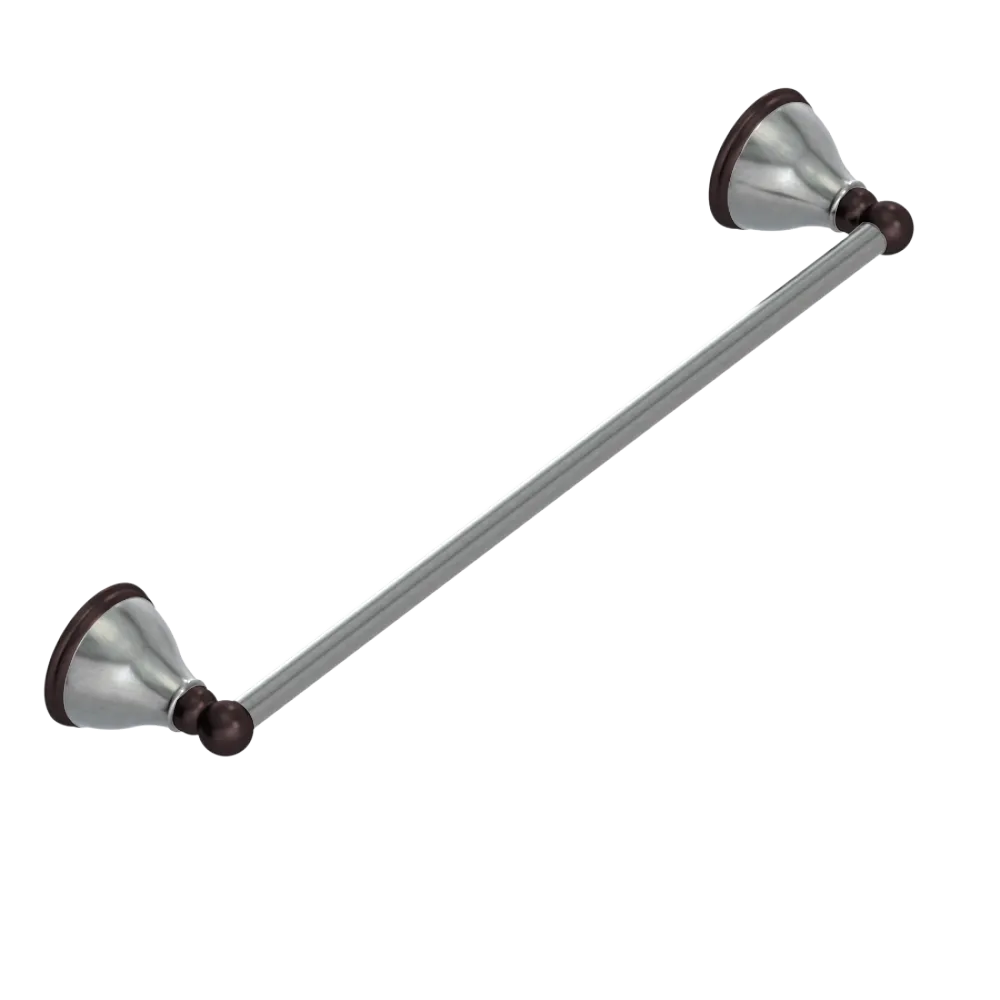 Rubinet Towel Bar 18" Satin Nickel