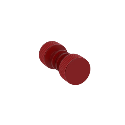 Rubinet Shower Door Knob (set) Maroon