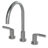 Rubinet Widespread Kitchen Set Satin Nickel