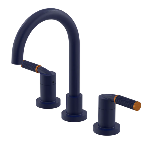 Rubinet Widespread Lav. Set. (less drain) Midnight Blue