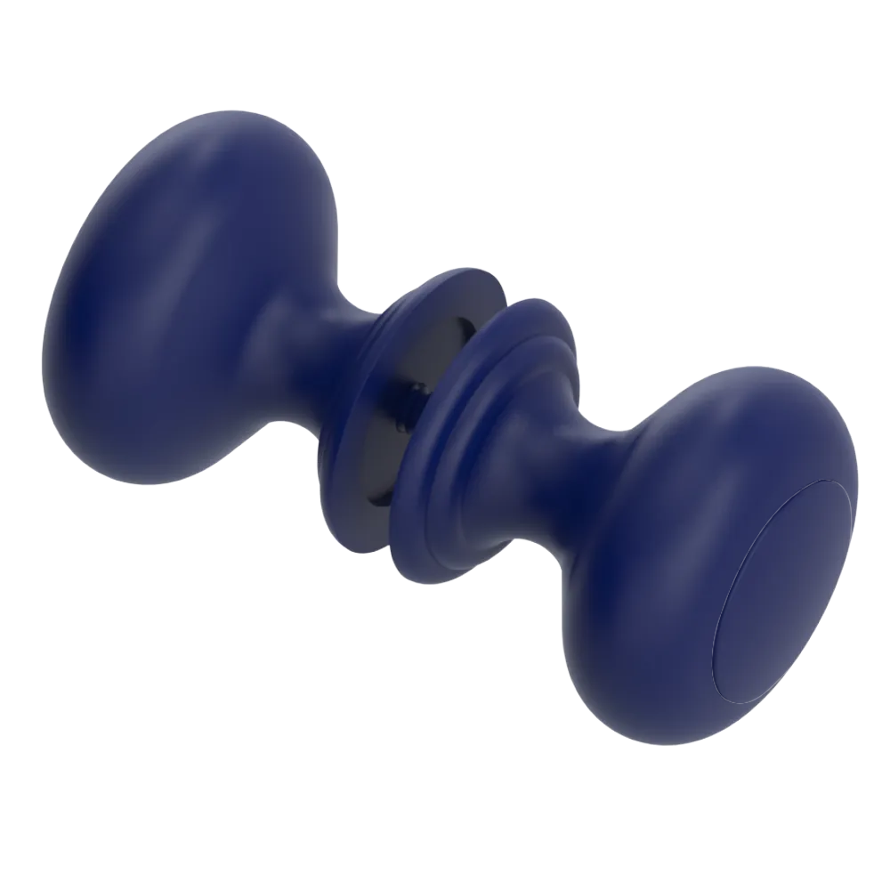 Rubinet Shower Door Knob (set) Midnight Blue