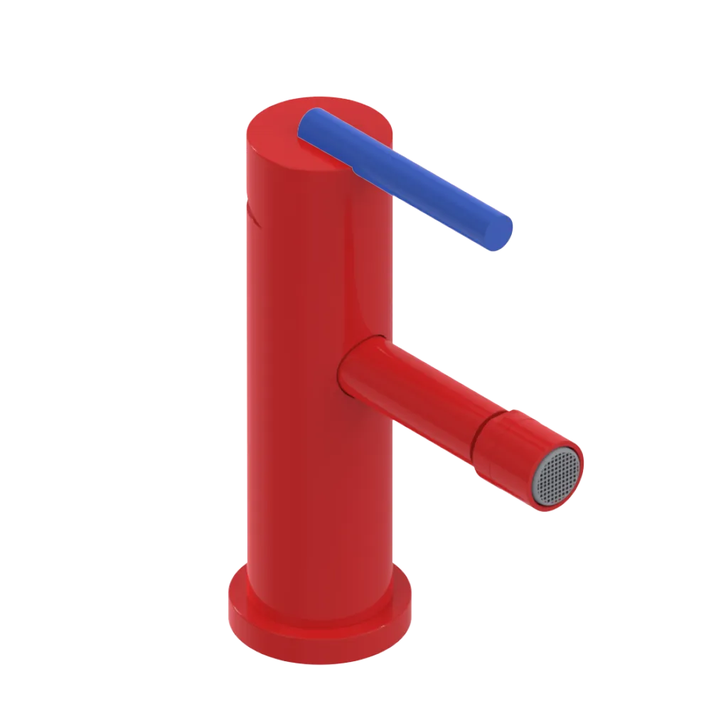 Rubinet Single Control Bidet Fitting (less drain) Red
