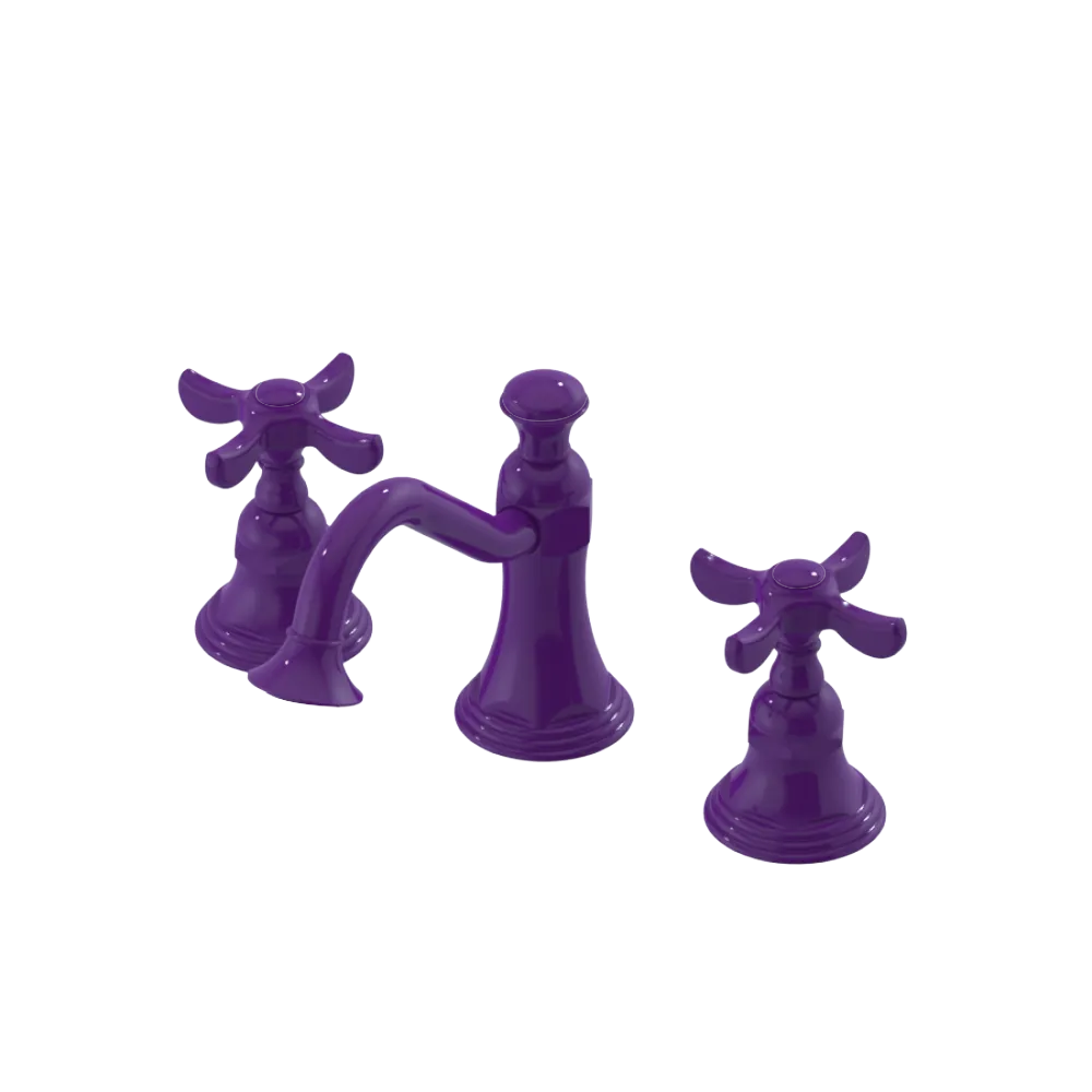 Rubinet Widespread Lav. Set. (less drain) Purple Haze