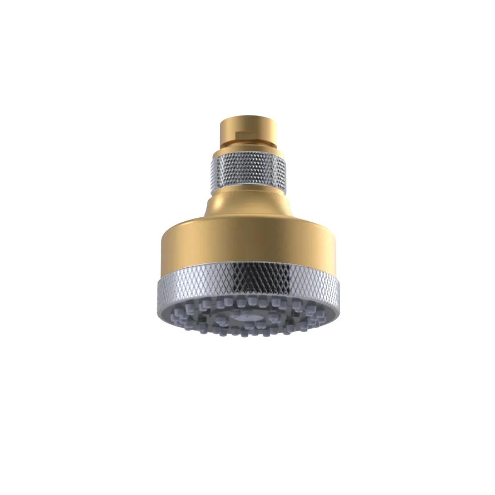 Rubinet 3 FUNCTION SHOWER HEAD Satin Gold
