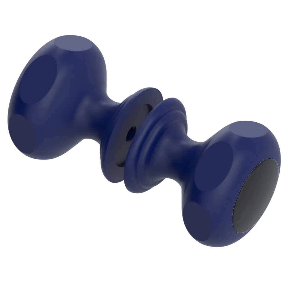 Rubinet Shower Door Knob (set) Midnight Blue