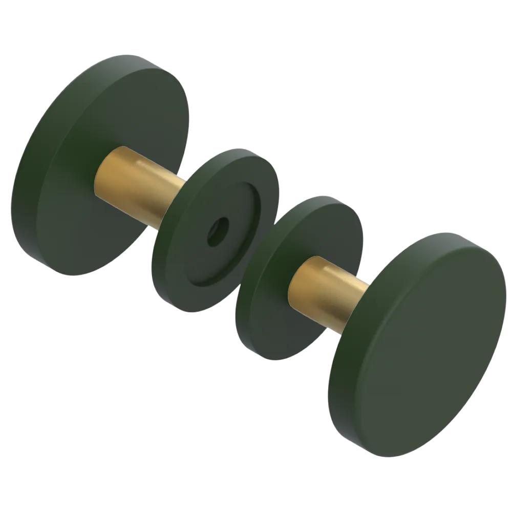 Rubinet Shower Door Knob (set) Green Envy