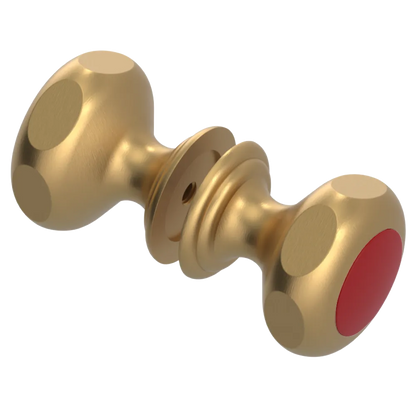 Rubinet Shower Door Knob (set) Satin Gold