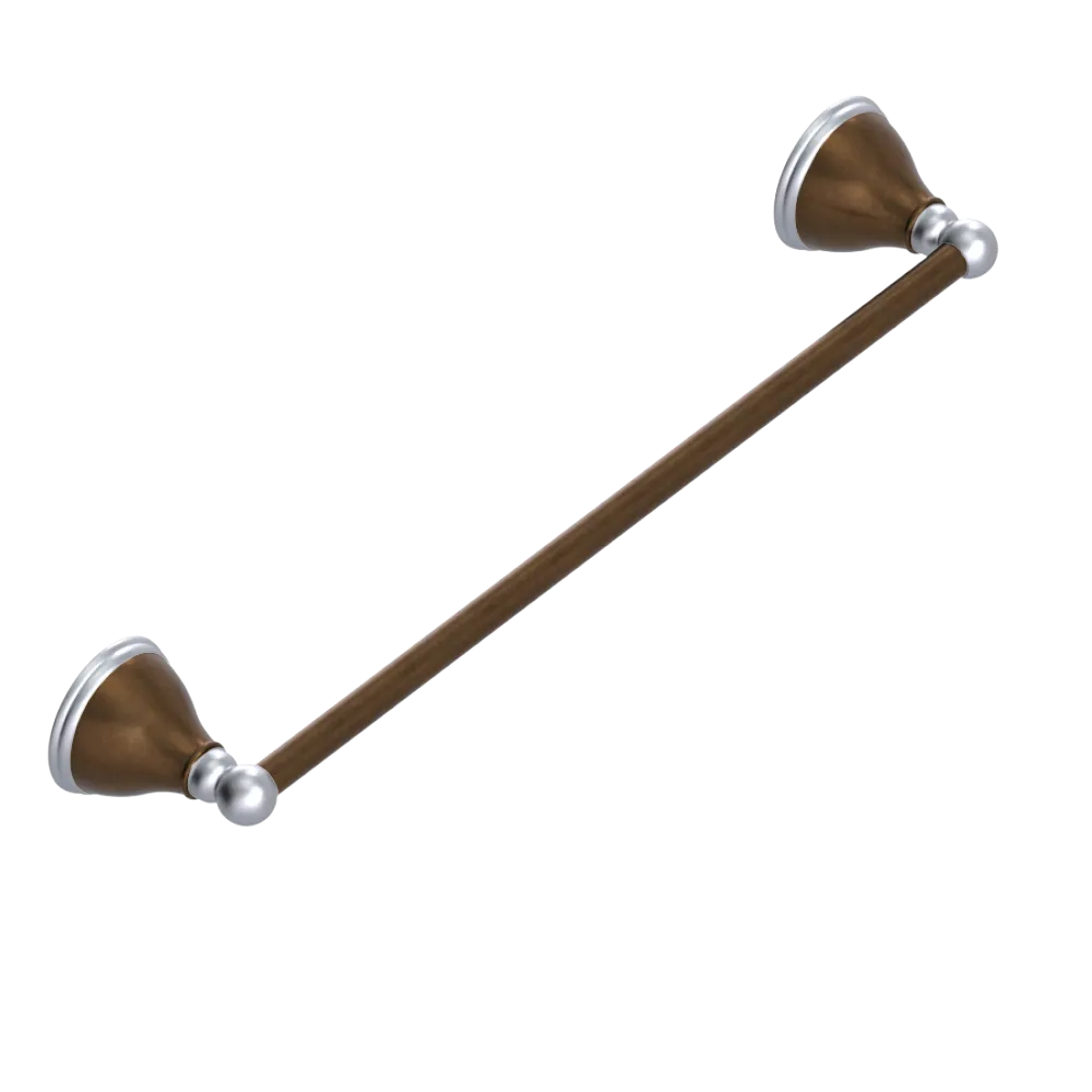 Rubinet Towel Bar 24" Tuscan Brass