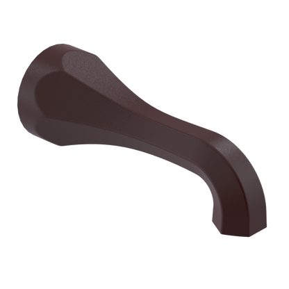 Rubinet Tub Filler Spout Wall Mount Bordeaux