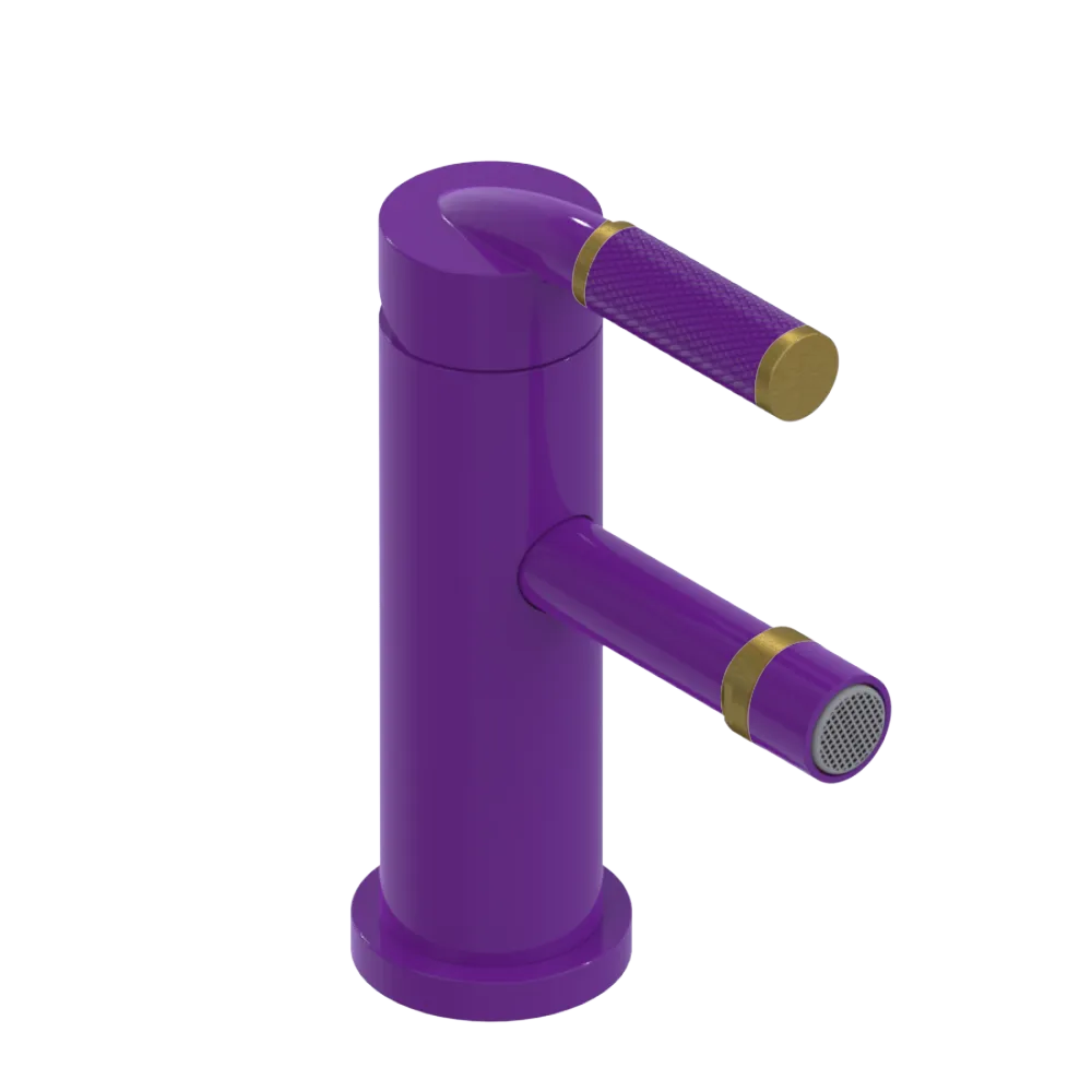Rubinet Single Control Bidet Fitting (less drain) Purple Haze