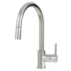 Aquabrass Pull-down single stream mode kitchen faucet