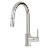Aquabrass Pull-down single stream mode kitchen faucet