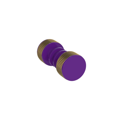 Rubinet Shower Door Knob (set) Purple Haze