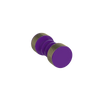 Rubinet Shower Door Knob (set) Purple Haze