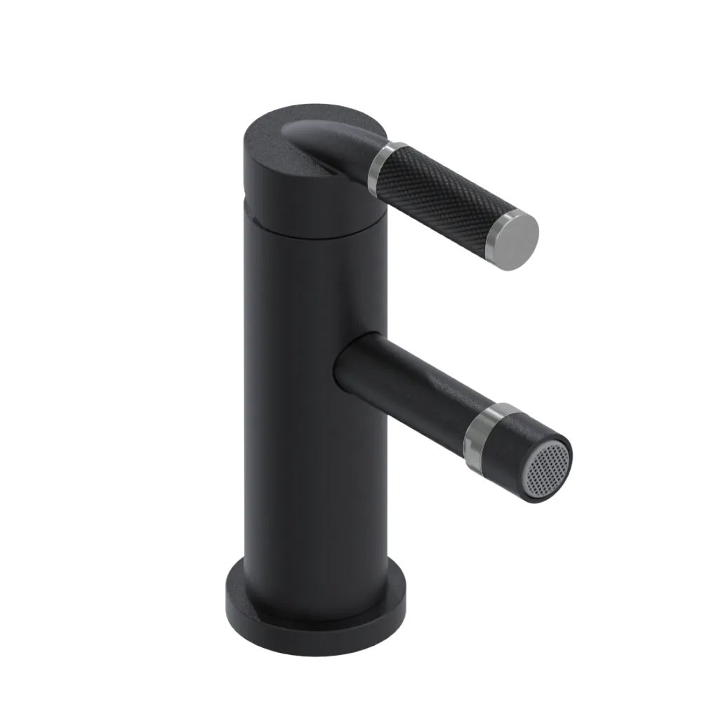 Rubinet Single Control Bidet Fitting (less drain) Matt Black