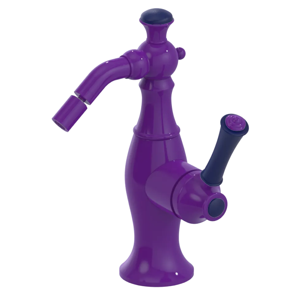 Rubinet Single Control Bidet Fitting (less drain) Purple Haze