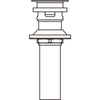 Push Pop-up Assembly - Polished Nickel