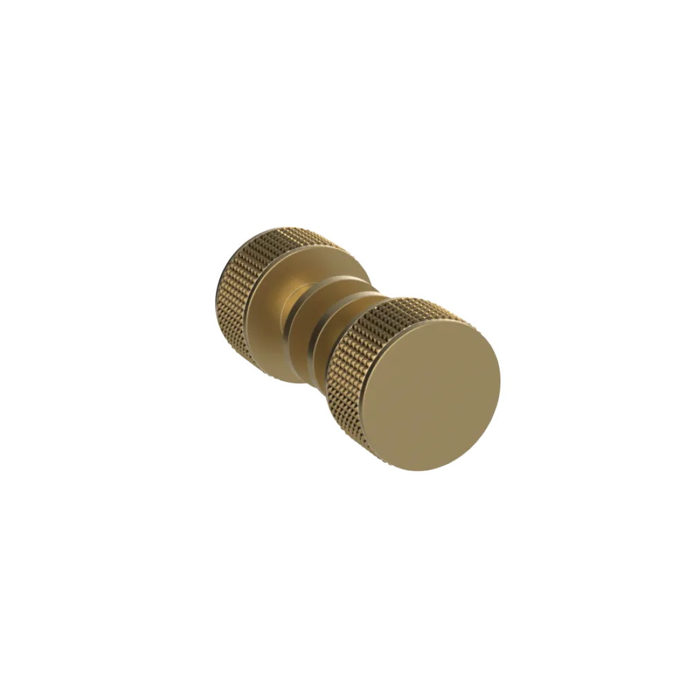 Rubinet Shower Door Knob (set) Satin Brass