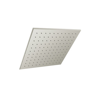 Baril Square 12" anti-limestone shower head