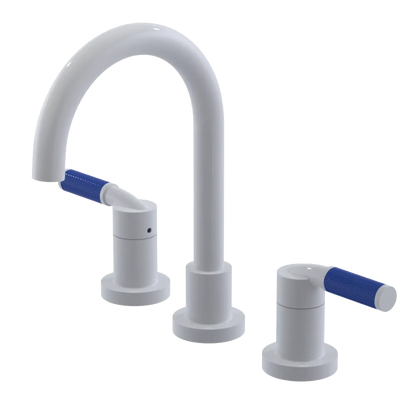 Rubinet Widespread Lav. Set. (less drain) White