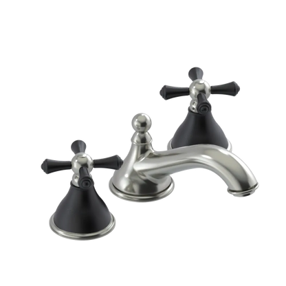 Rubinet Widespread Lav. Set. (less drain) Satin Nickel