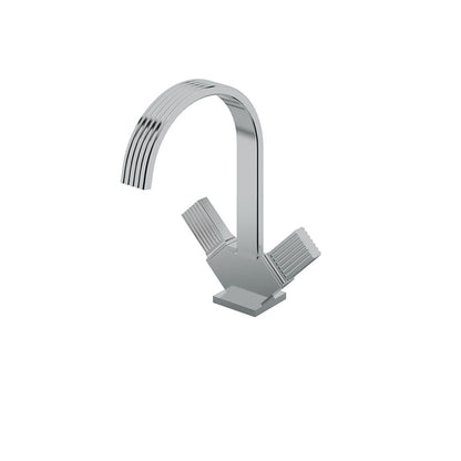 Aquabrass Single-hole lavatory faucet with two handles