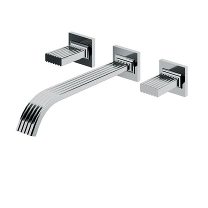 Aquabrass Wallmount 8" c.c. lavatory faucet