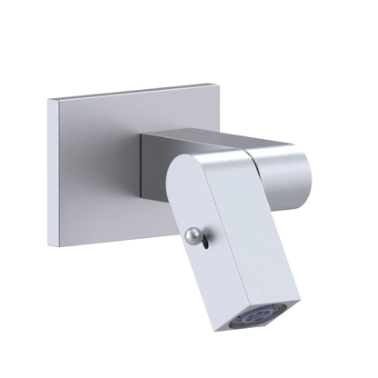 Rubinet Wall Mount Bidet & Foot Rinse with Dual Function Spray Satin Chrome