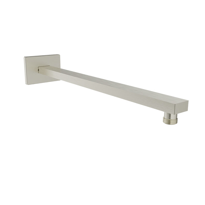 Baril 16" rectangular wall-mounted shower arm
