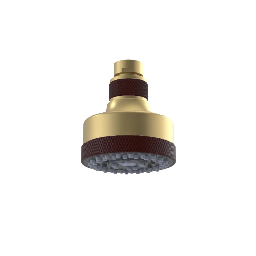 Rubinet 3 FUNCTION SHOWER HEAD Satin Brass