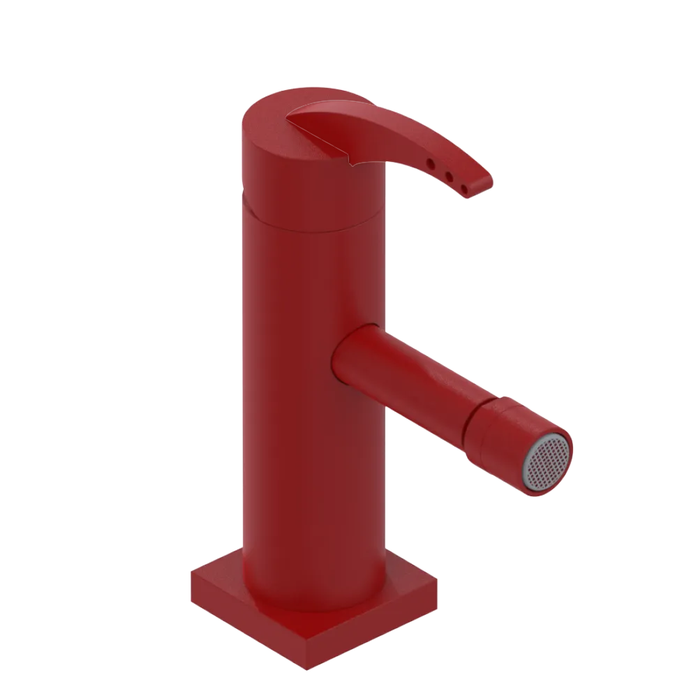 Rubinet Single Control Bidet Fitting (less drain) Maroon