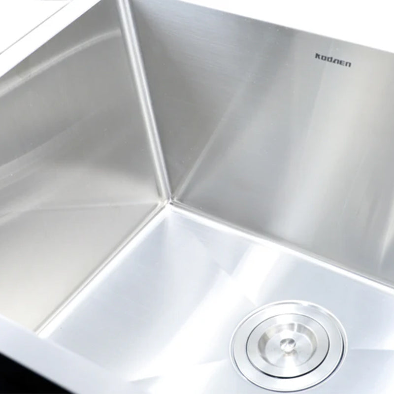 23" x 18" Single Bowl Stainless Steel Laundry Sink - Golzar Home