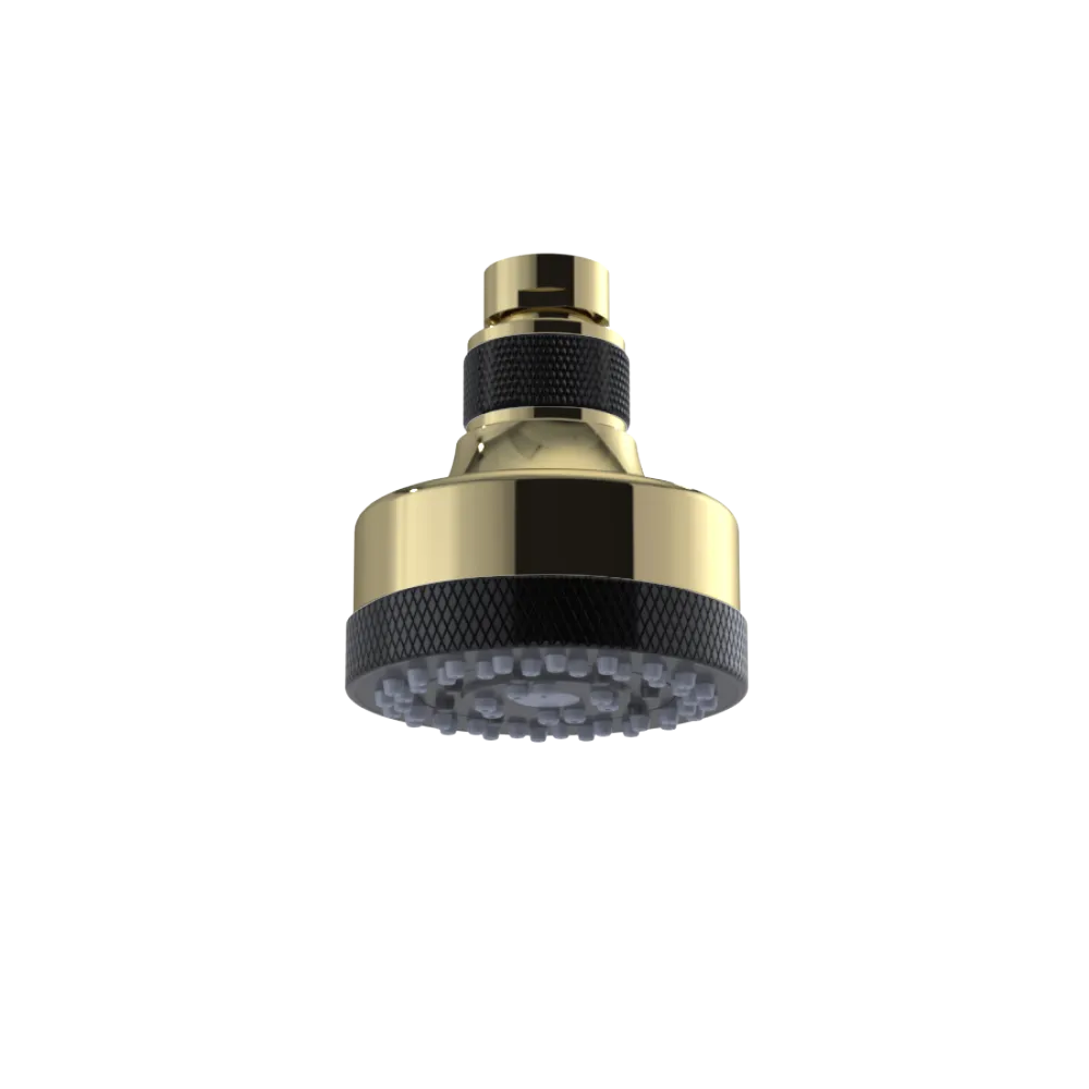 Rubinet 3 FUNCTION SHOWER HEAD Natural Brass