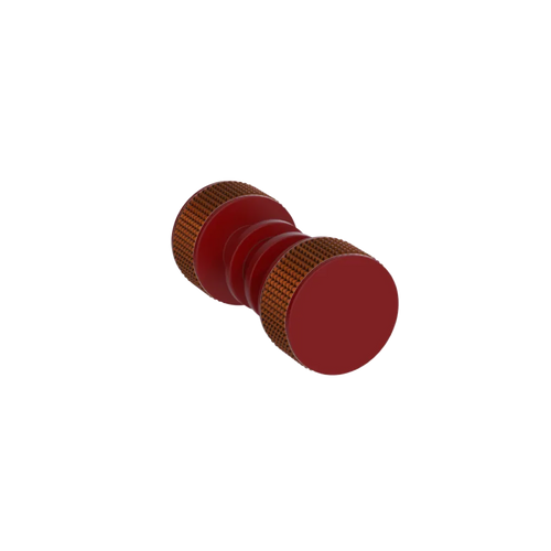 Rubinet Shower Door Knob (set) Maroon