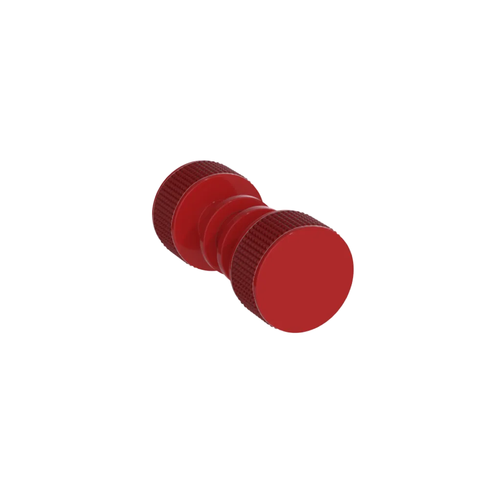 Rubinet Shower Door Knob (set) Red